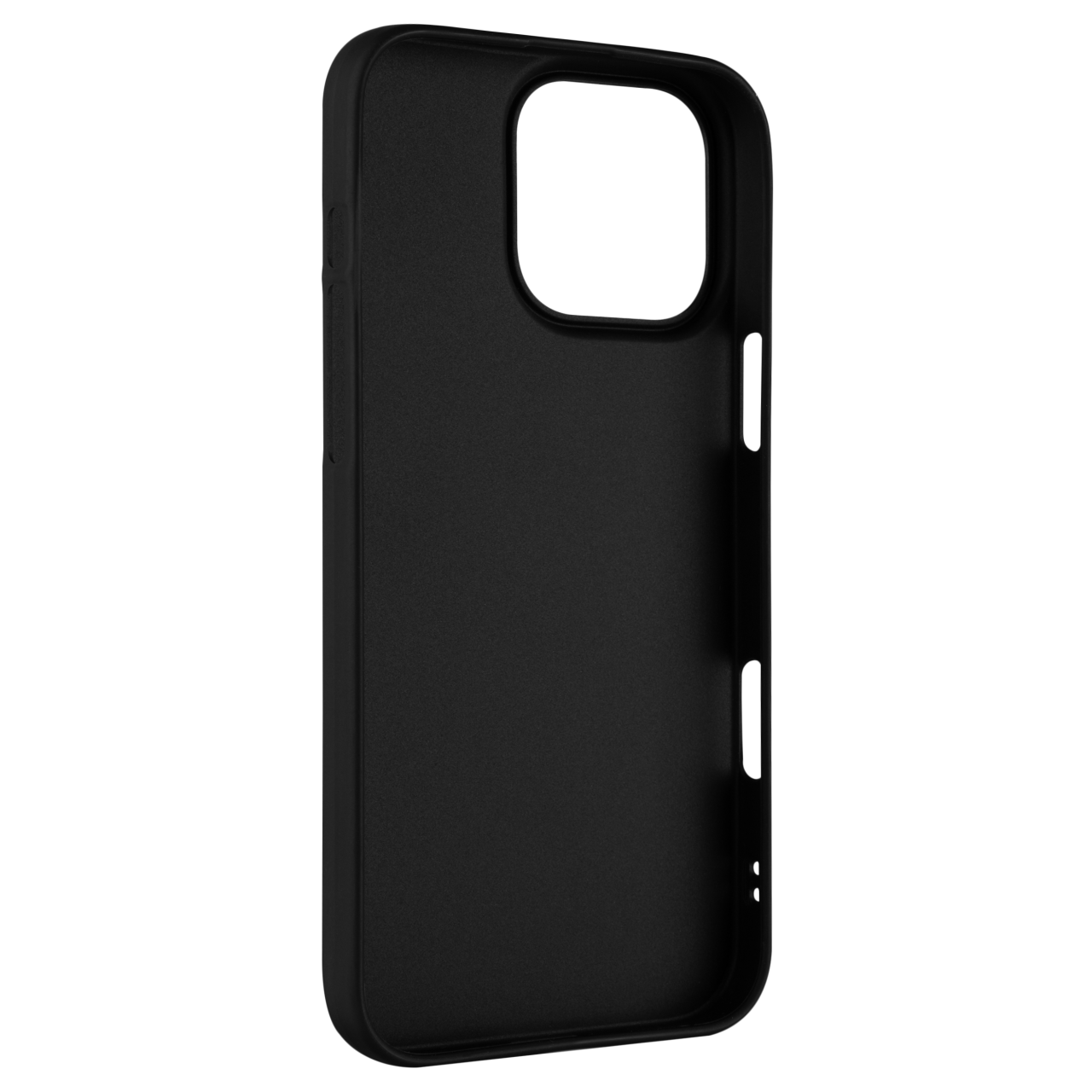 FIXED Zadní pogumovaný kryt Story pro Apple iPhone 16 Pro Max, černý
