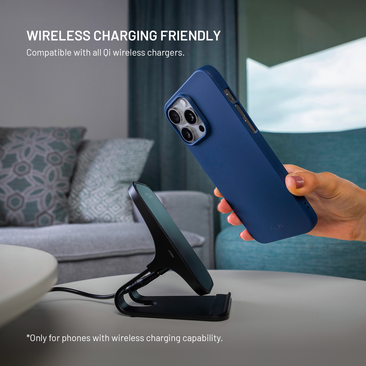 FIXED Zadní pogumovaný kryt Story pro Samsung Galaxy S25+, modrý