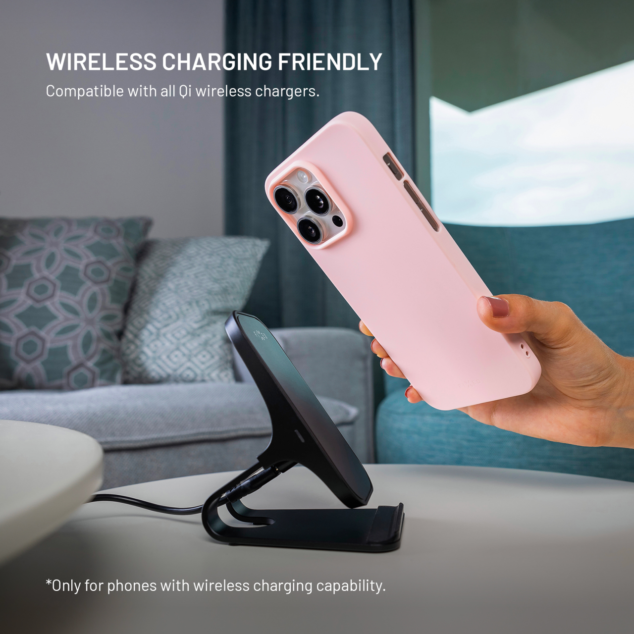 FIXED Zadní pogumovaný kryt Story pro Samsung Galaxy S25+, růžový