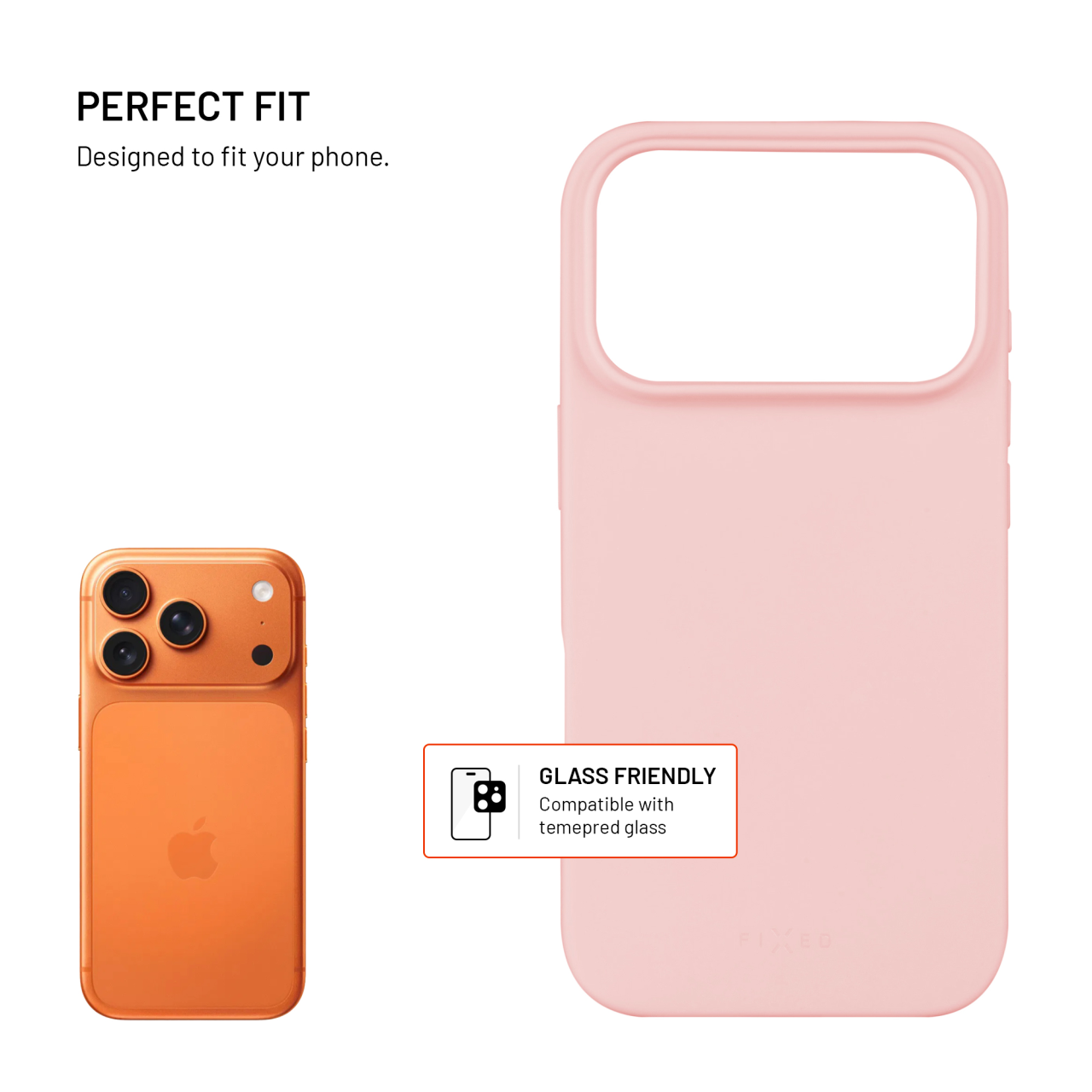 FIXED Story iPhone 17 Pro – růžový zadní kryt