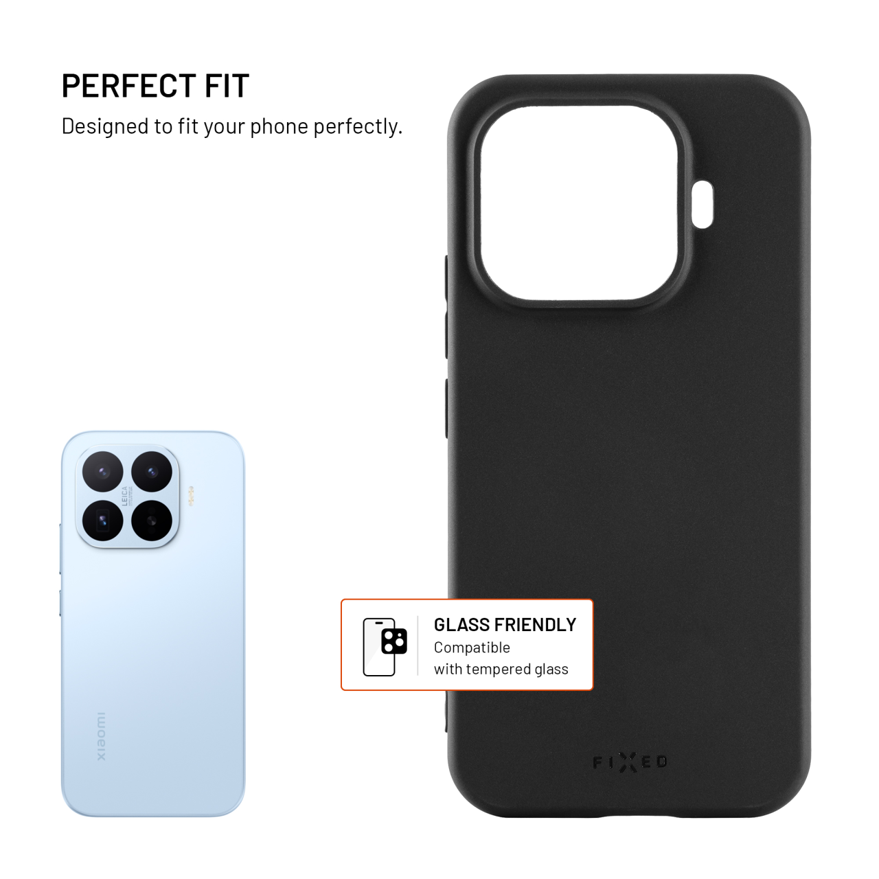 Kryt na mobil Xiaomi 17T FIXED Story černý