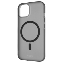 Silikonový kryt na mobil Apple iPhone 15 - Fixed MagStory, MagSafe, kouřový