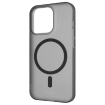 Silikonový kryt na mobil Apple iPhone 15 Pro - Fixed MagStory, MagSafe, kouřový