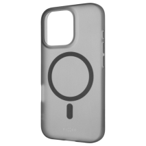 Silikonový kryt na mobil Apple iPhone 16 Pro - Fixed MagStory, MagSafe, kouřový