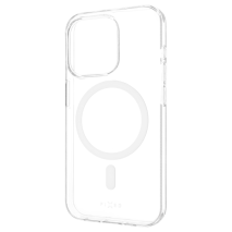 Průhledný silikonový kryt na mobil Apple iPhone 15 Pro - Fixed MagStory AntiUV, MagSafe