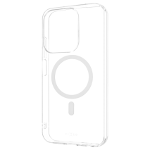Průhledný silikonový kryt na mobil Xiaomi Redmi 15C - Fixed MagStory AntiUV, MagSafe