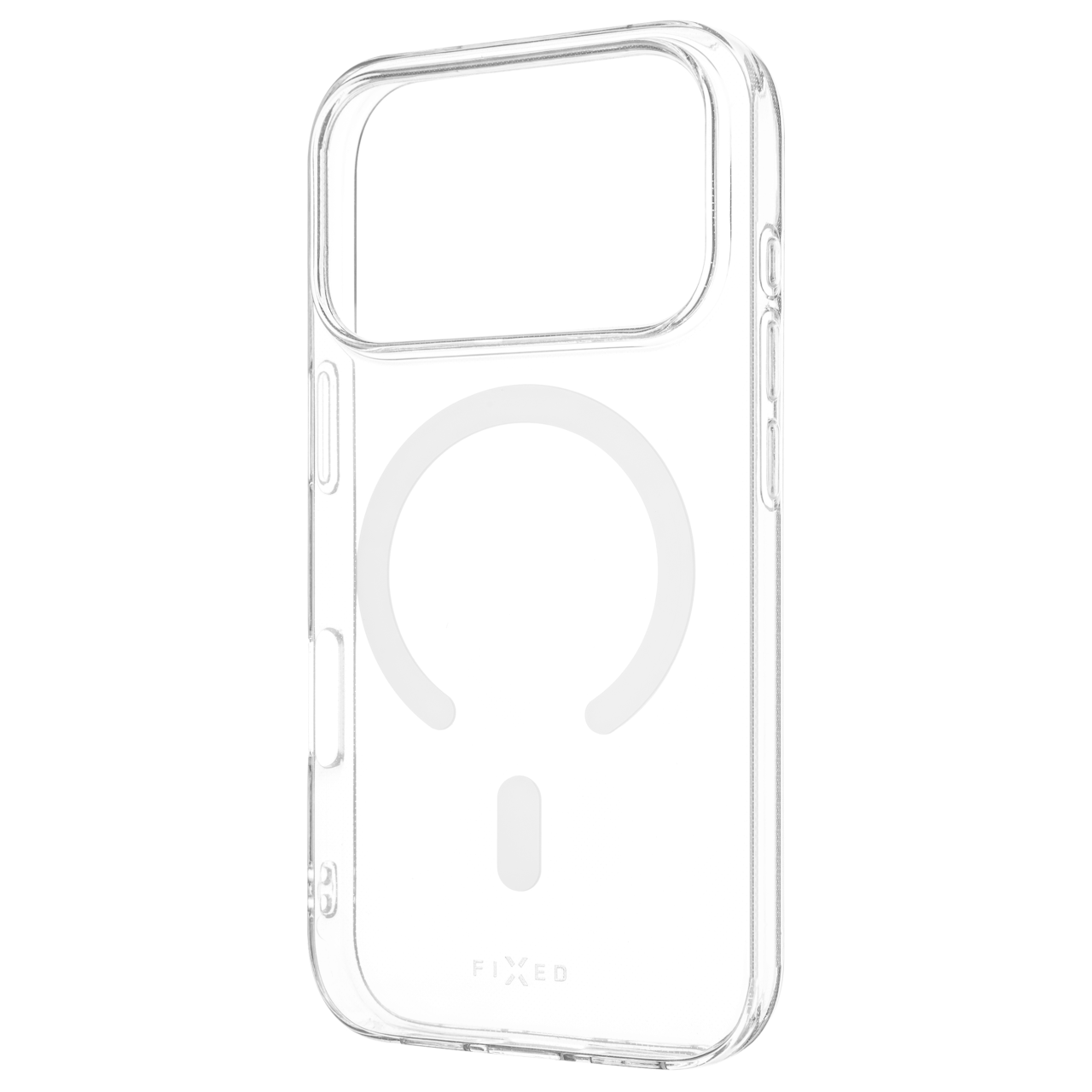 Průhledný silikonový kryt na mobil Apple iPhone 17 Pro - Fixed MagStory AntiUV, MagSafe