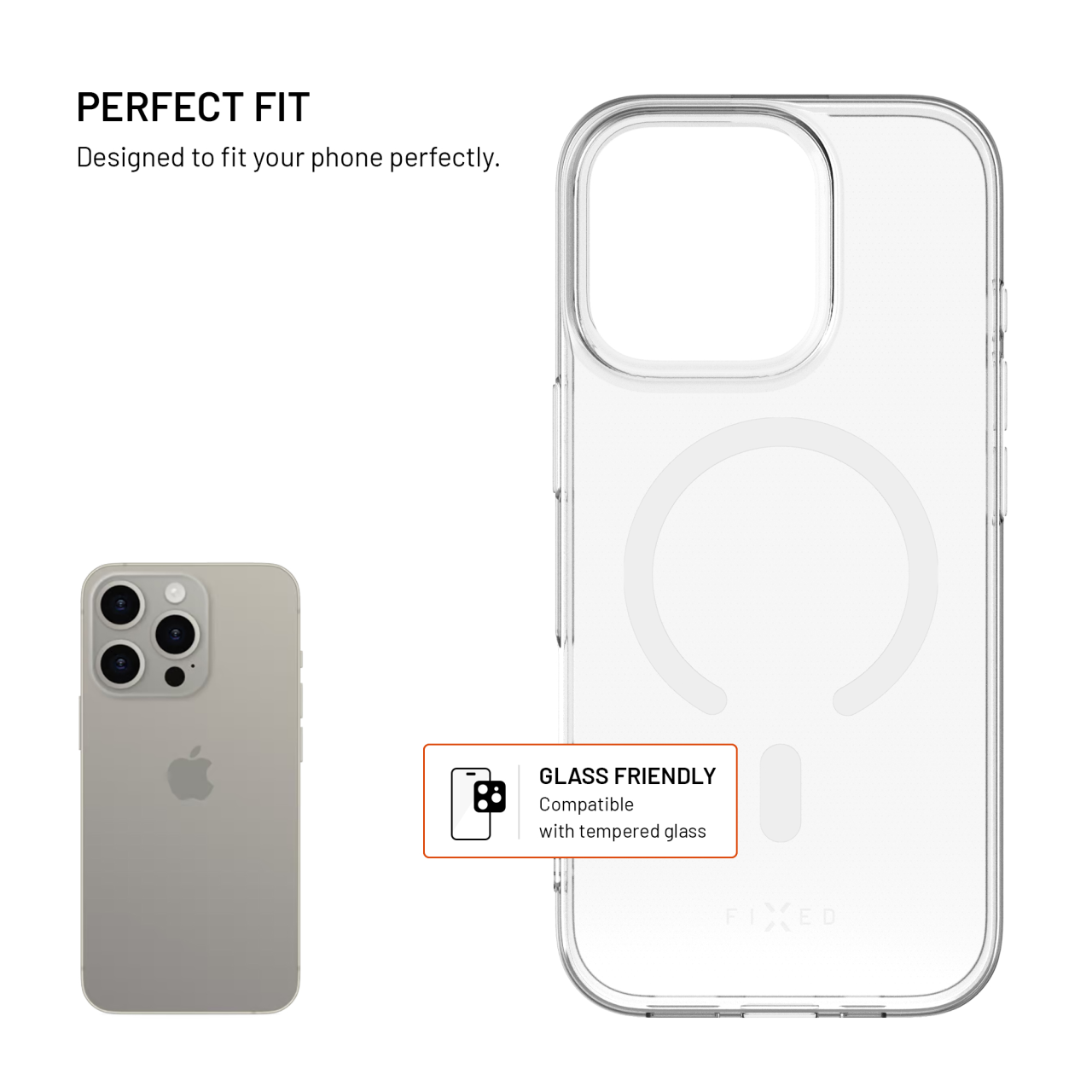 TPU gelový kryt FIXED MagStory AntiUV s podporou MagSafe pro Samsung Galaxy A18, čirý
