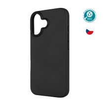 Černý gelový kryt FIXED ReStory iPhone 16