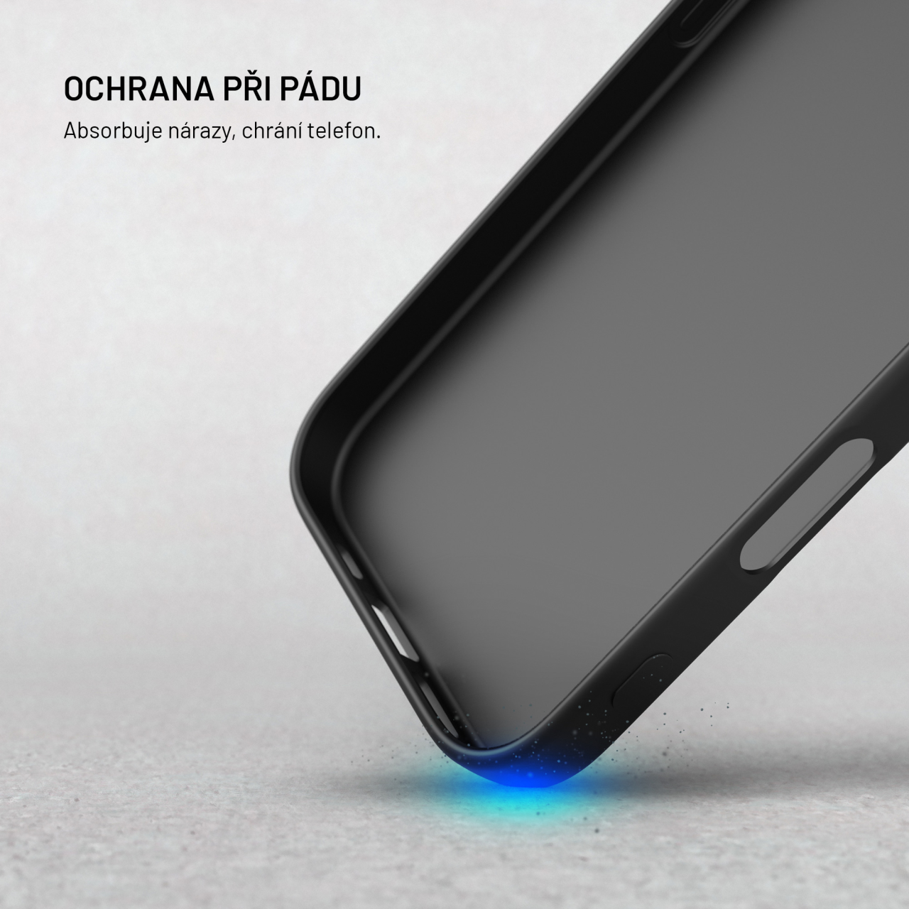 Černý gelový kryt FIXED ReStory iPhone 16 Pro