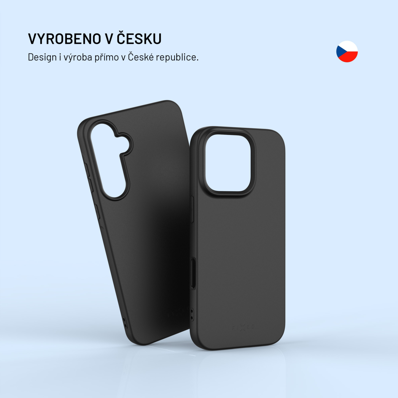 Černý gelový kryt FIXED ReStory iPhone 16 Pro