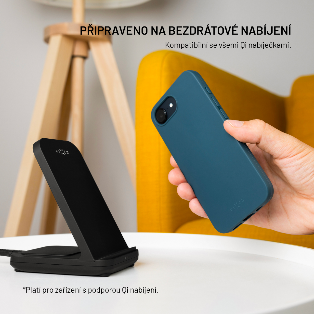 Silikonový kryt na mobil Samsung Galaxy A56 5G - Fixed ReStory, modrý