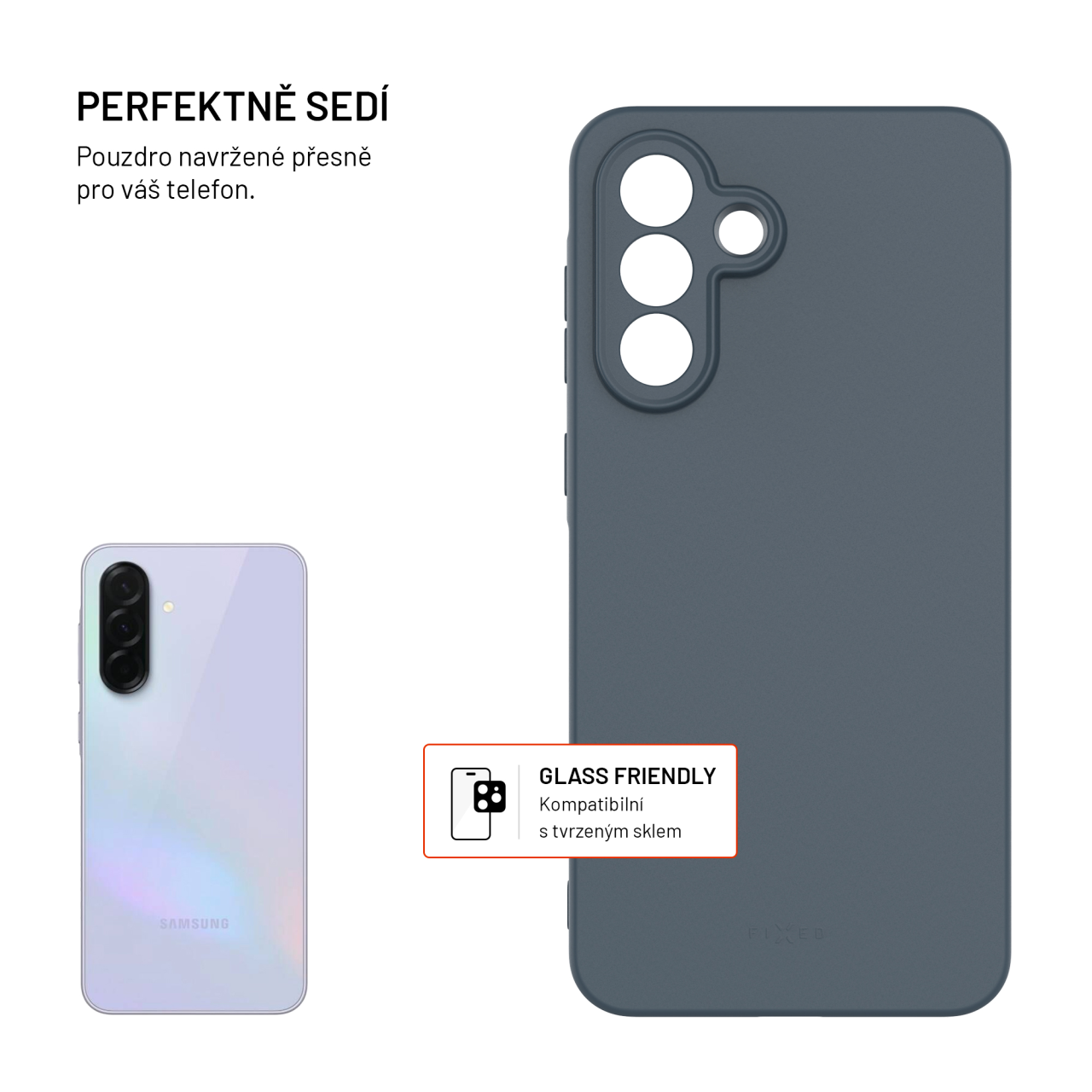TPU gelový kryt FIXED ReStory pro Samsung Galaxy A56 5G, modrý