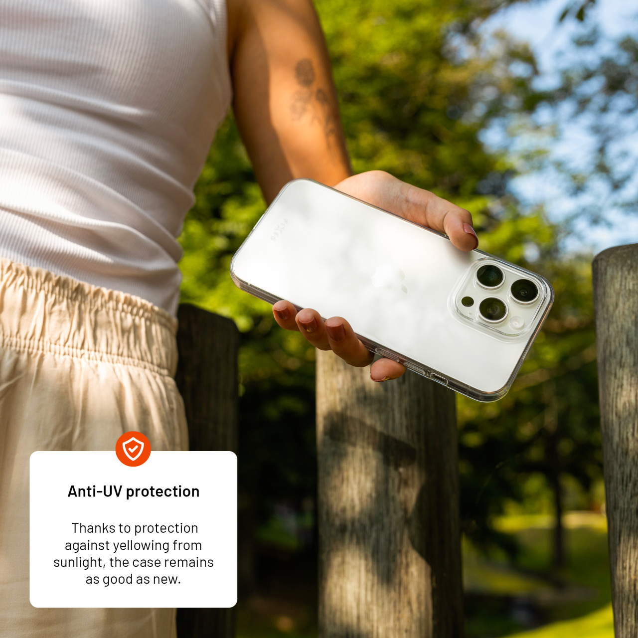 Silikonový kryt na mobil Samsung Galaxy A56 5G - Fixed ReStory, zlatý