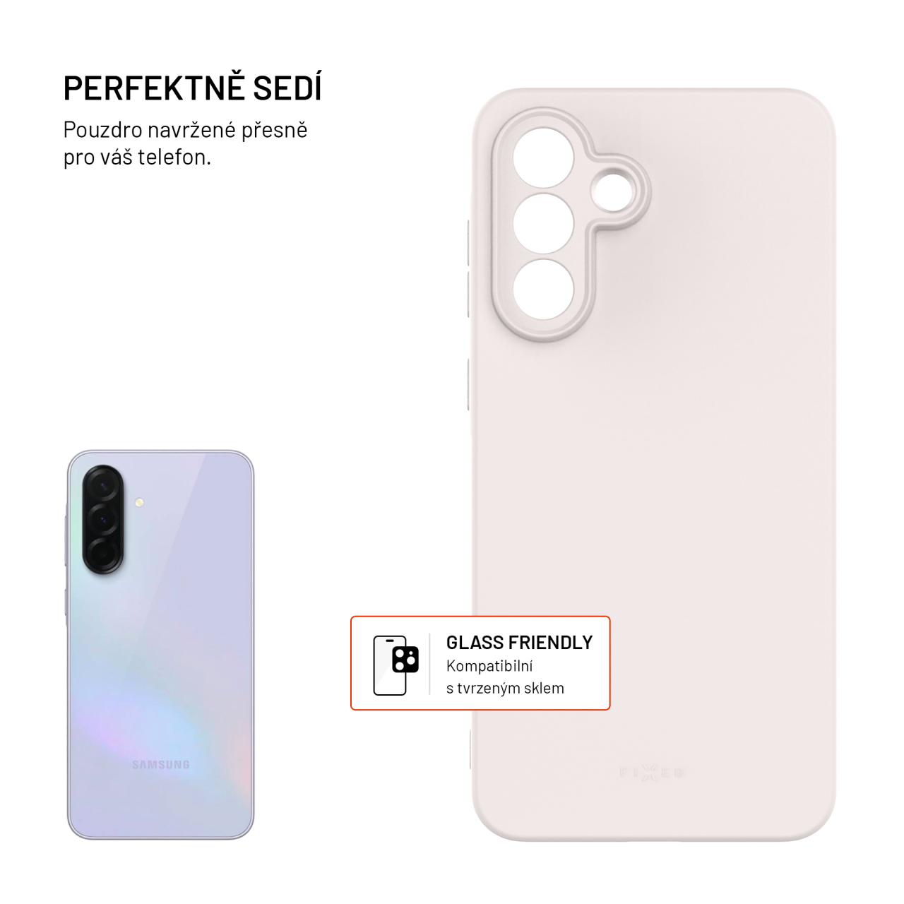 TPU gelový kryt FIXED ReStory pro Samsung Galaxy A56 5G, šedý