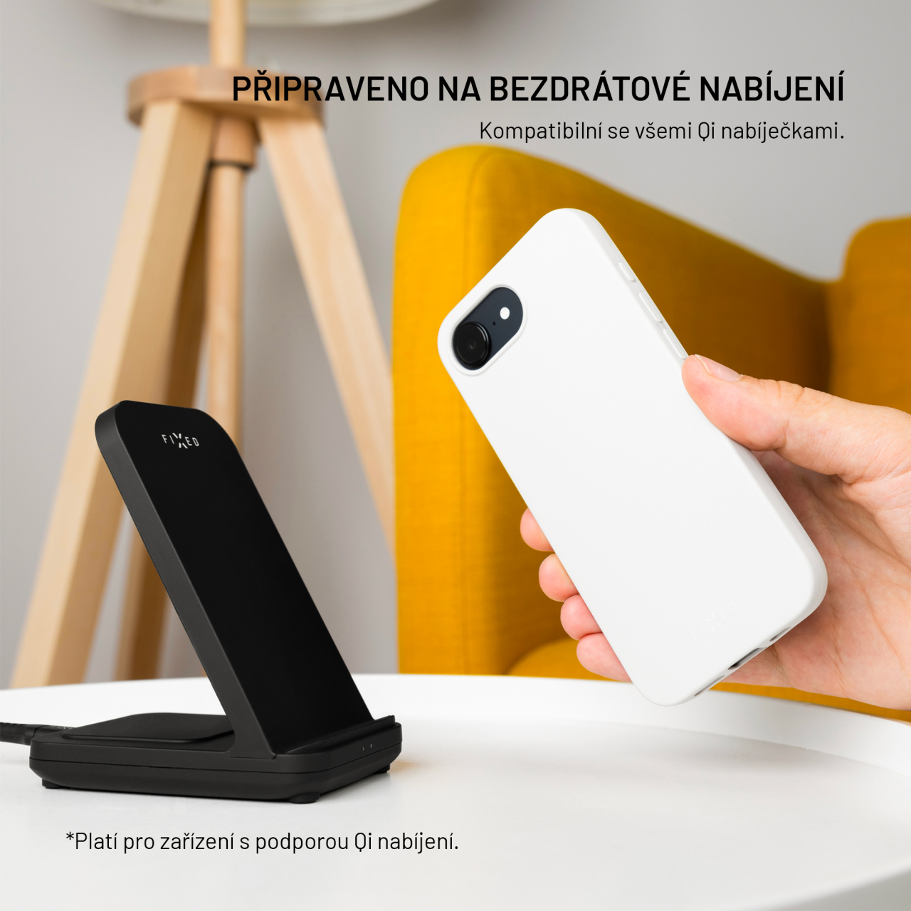 Silikonový kryt na mobil Samsung Galaxy A56 5G - Fixed ReStory, šedý