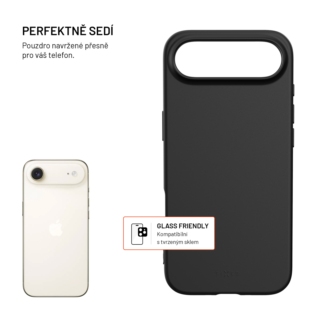 FIXED ReStory iPhone Air – černý recyklovaný kryt
