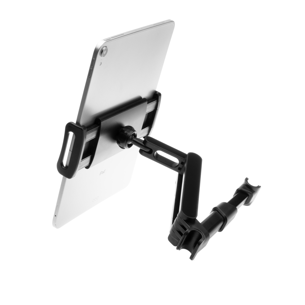 FIXED Univerzální držák pro tablety Tab Passenger 2 s uchycením do opěrky hlavy a s nastavitelným ramenem, černý