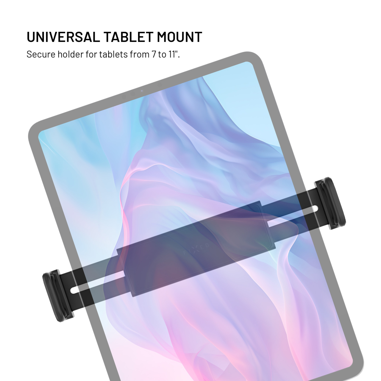 FIXED Univerzální držák na tablet Tab XL s dlouhou přísavkou na sklo nebo palubní desku pro všechny 7-13 palcové tablety