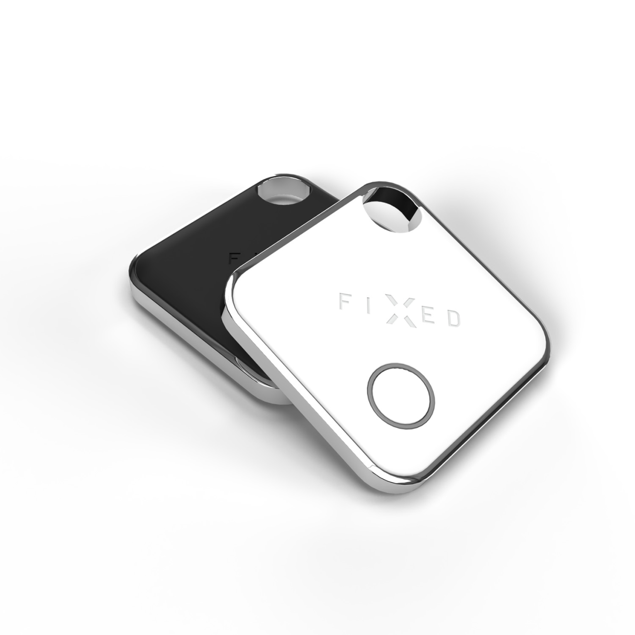 FIXED Smart tracker Tag s podporou Find My, 2 ks, černý + bílý