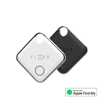 FIXED Smart tracker Tag s podporou Find My, 2 ks, černý + bílý