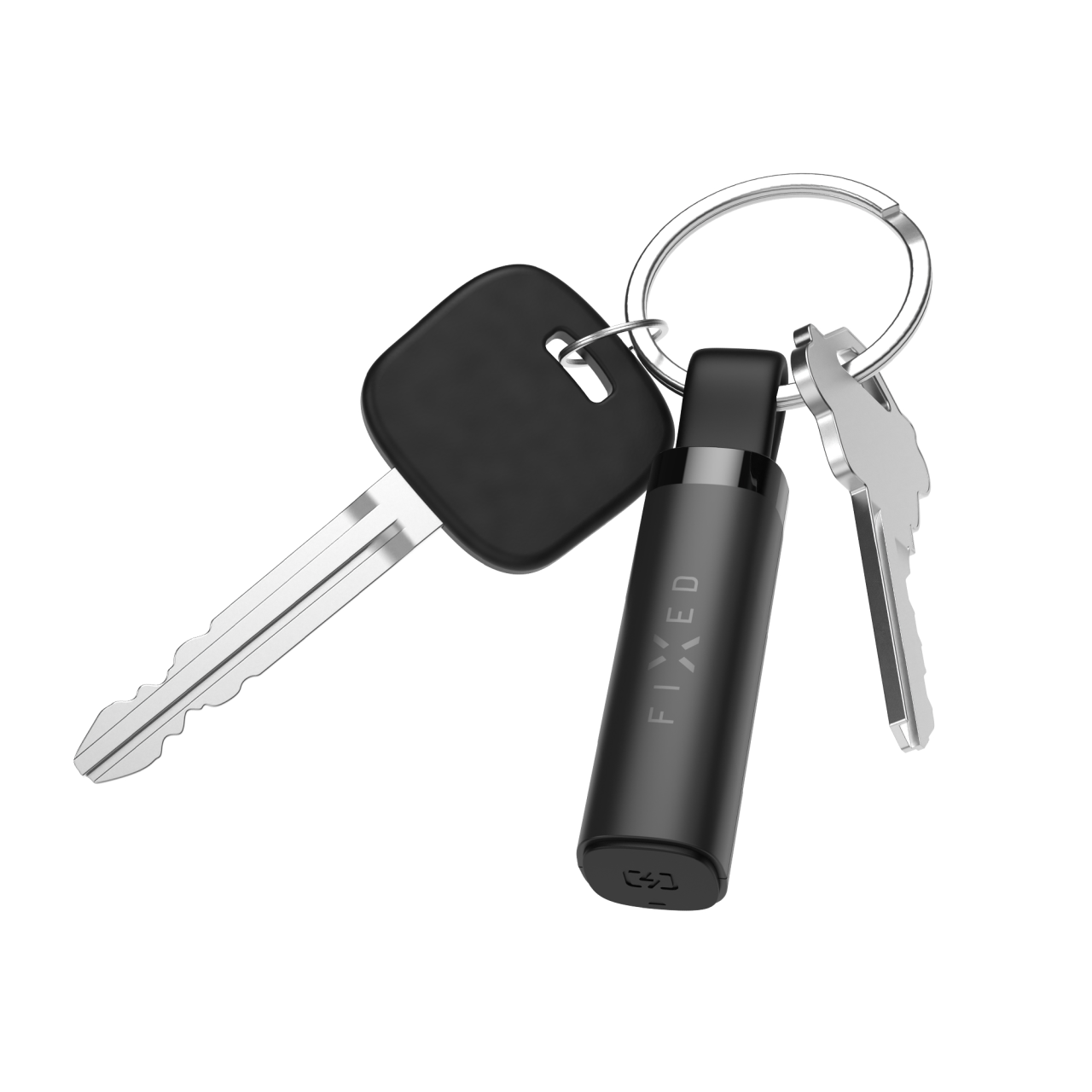 Smart tracker FIXED Tag Stick s podporou Find My, černý
