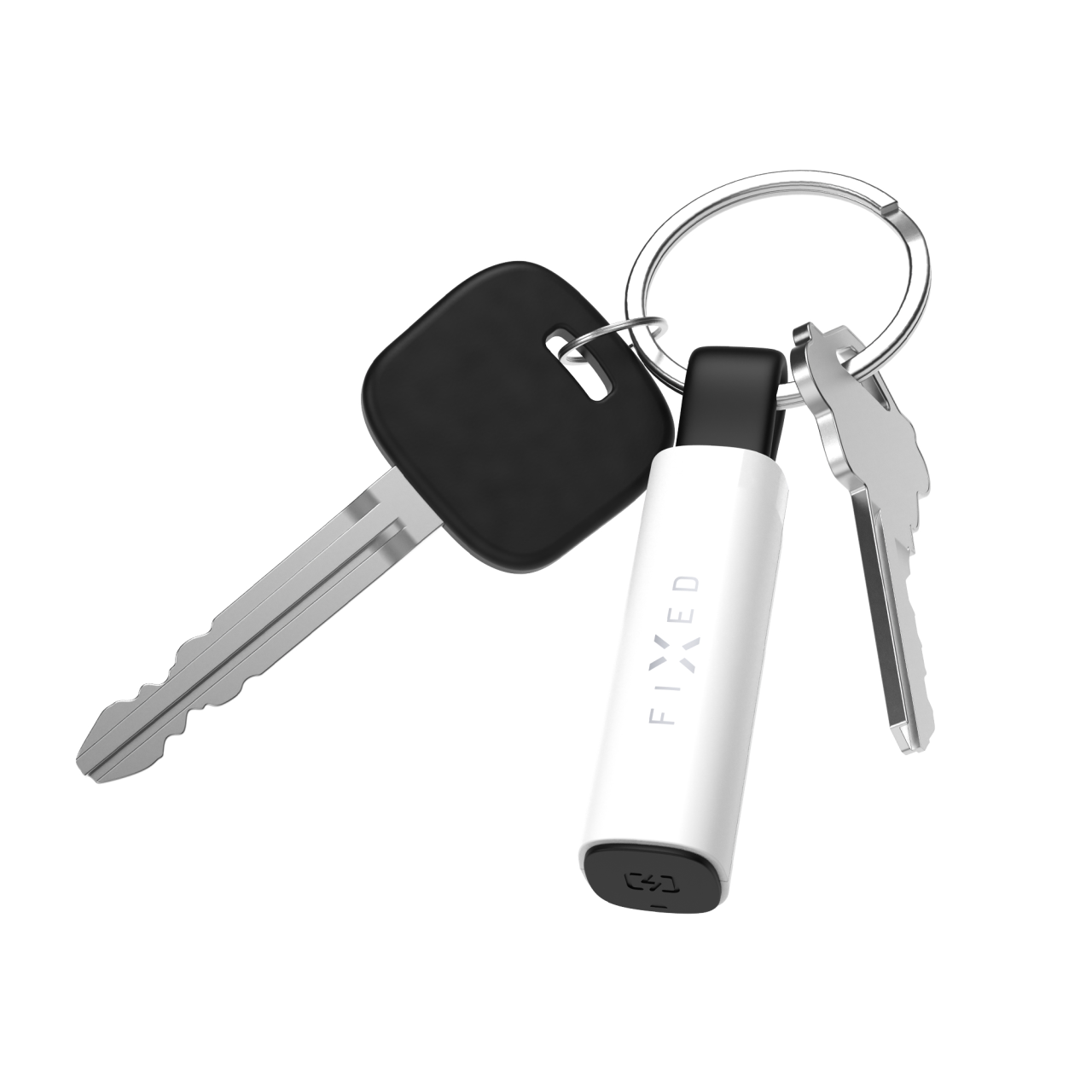 Smart tracker FIXED Tag Stick s podporou Find My, bílý