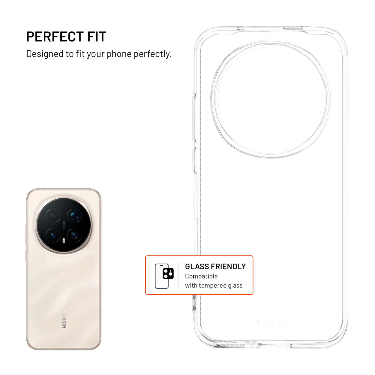 TPU gelový kryt FIXED Story pro Honor Magic 8 Pro 5G, čirý