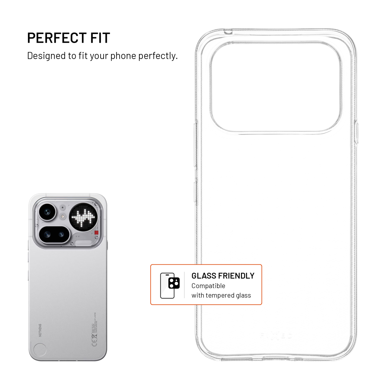 TPU gelový kryt FIXED Story pro Nothing Phone (4a) Pro, čirý