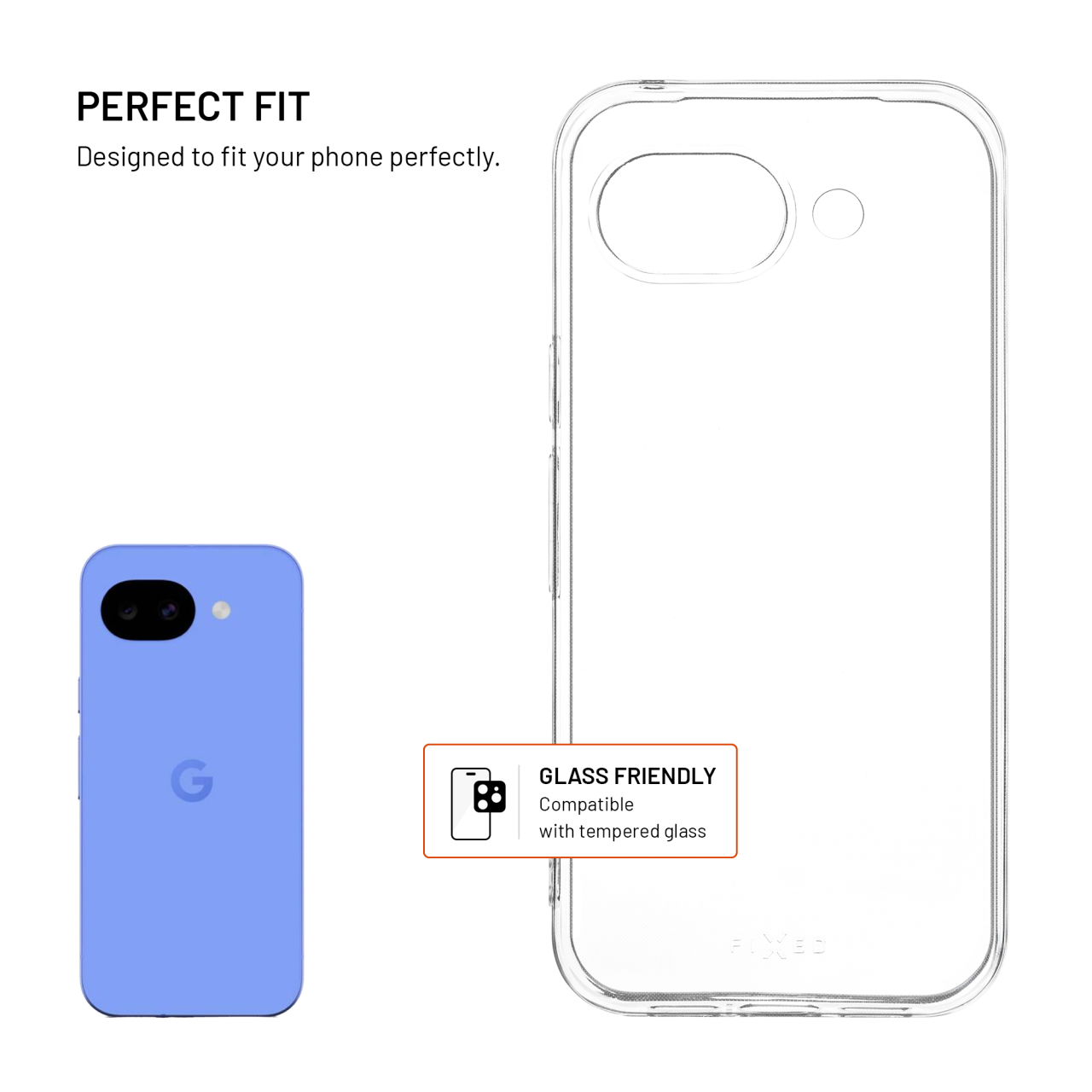 TPU gelový kryt FIXED Story pro Google Pixel 10A, čirý