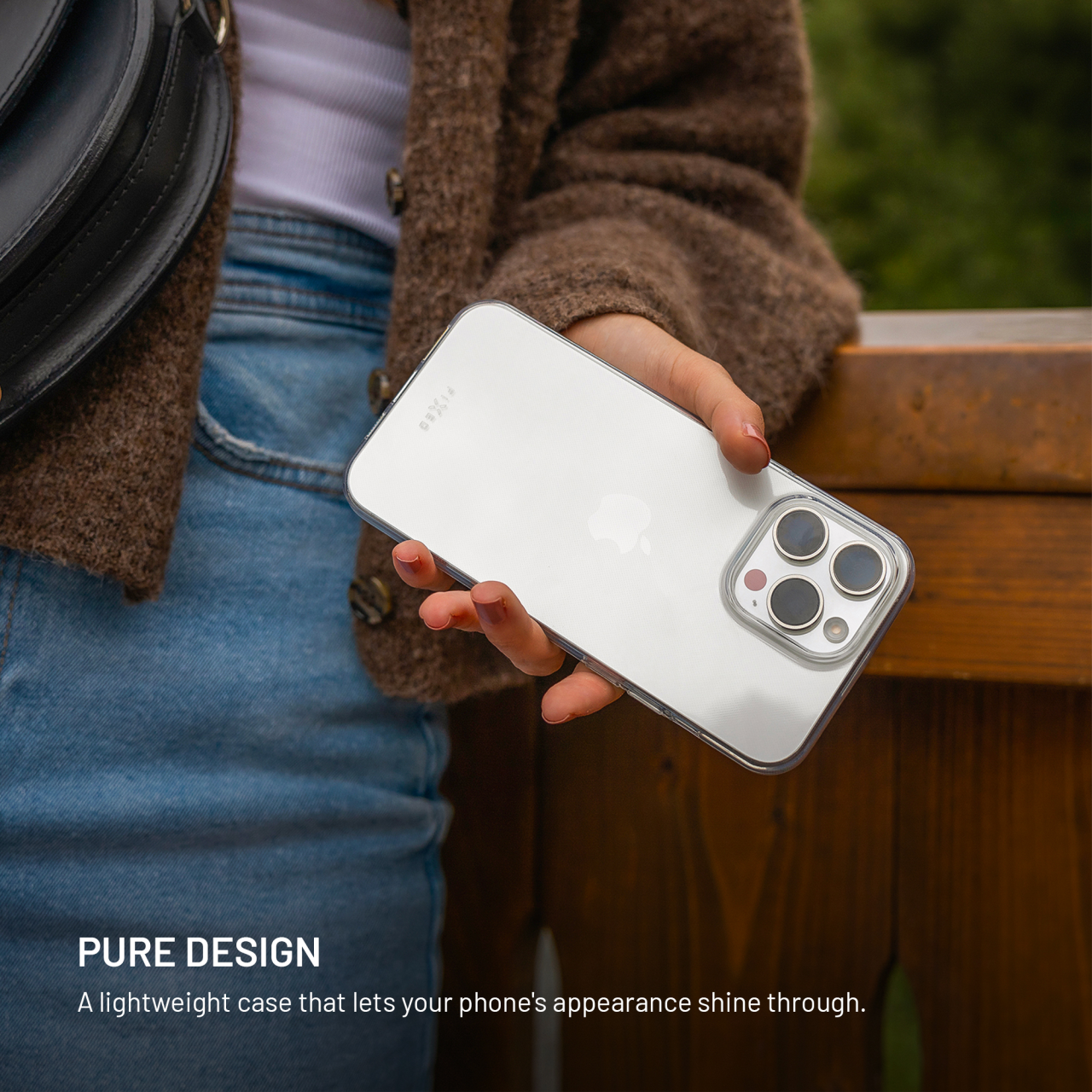 FIXED TPU gelový kryt Story pro Apple iPhone 12/12 Pro, čirý