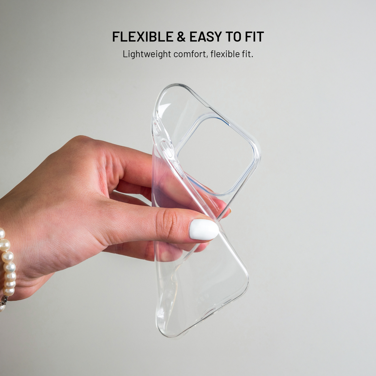 FIXED TPU gelový kryt Story AntiUV pro Samsung Galaxy S24+, čirý