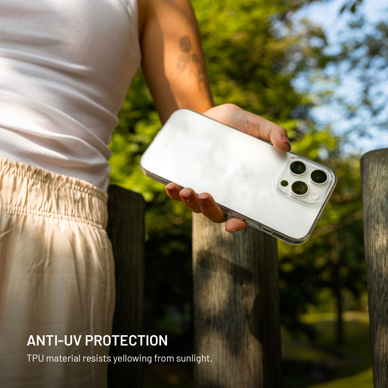 FIXED TPU gelový kryt Story AntiUV pro Samsung Galaxy S24 Ultra, čirý