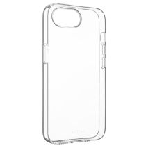 FIXED TPU gelový kryt Story AntiUV pro Apple iPhone 16e / iPhone 17e, čirý