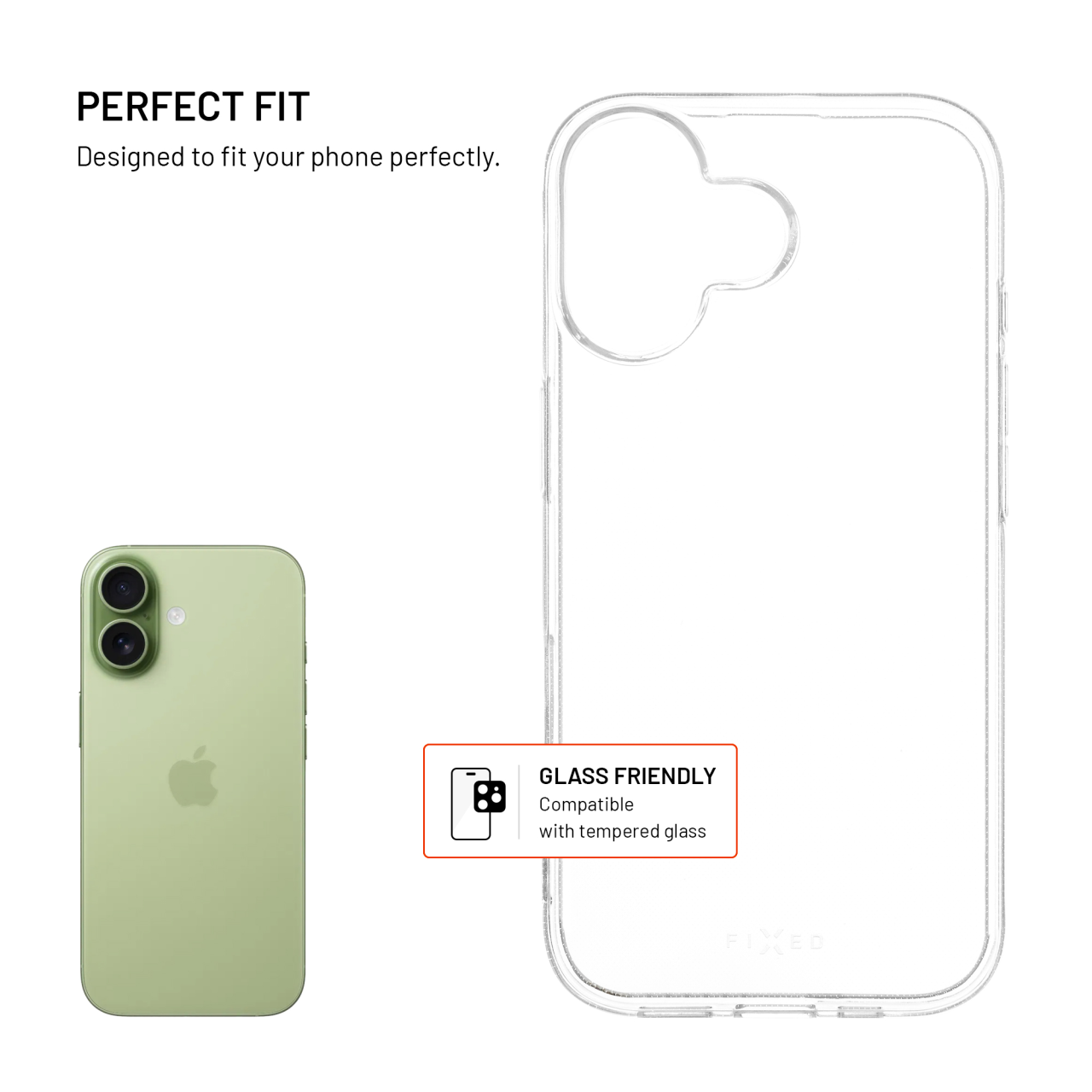 FIXED Story AntiUV iPhone 17 – čirý gelový kryt