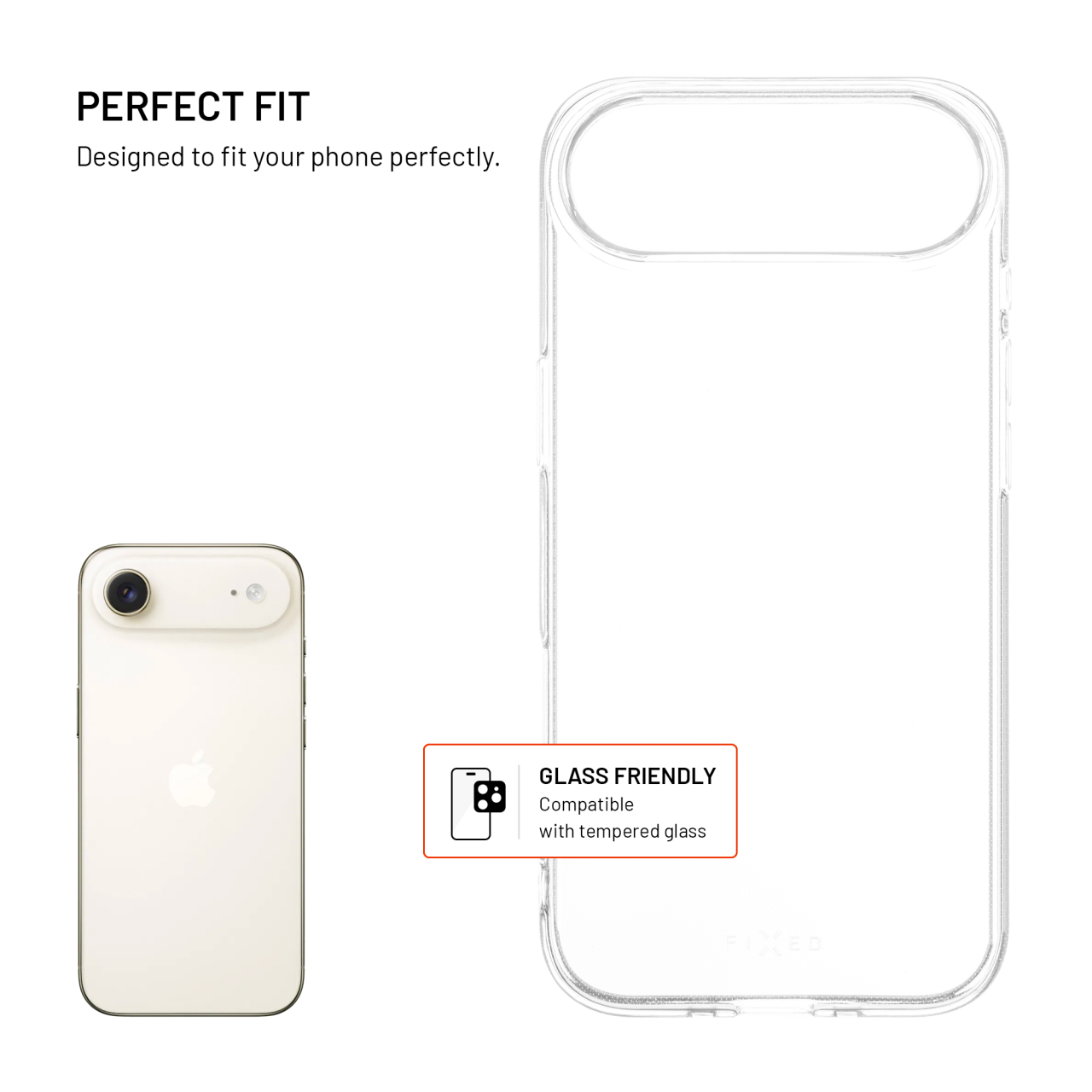 FIXED Story AntiUV iPhone Air – čirý gelový kryt