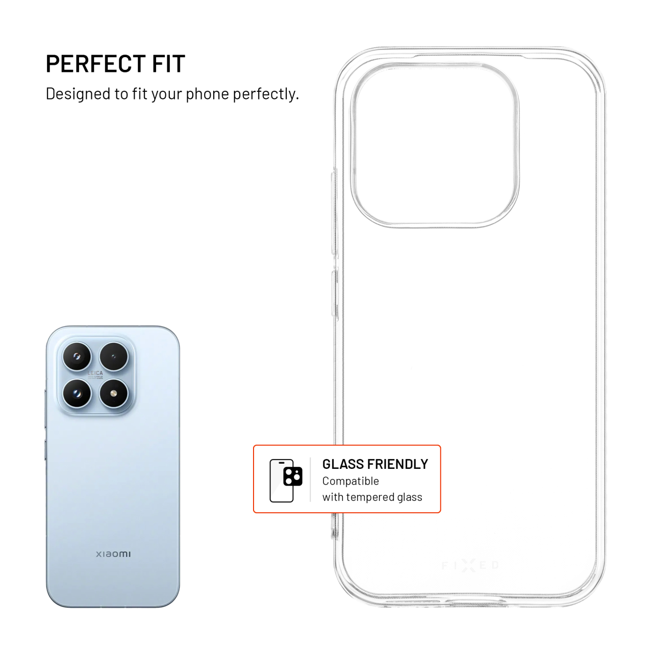 TPU gelový kryt FIXED Story AntiUV pro Xiaomi 17, čirý