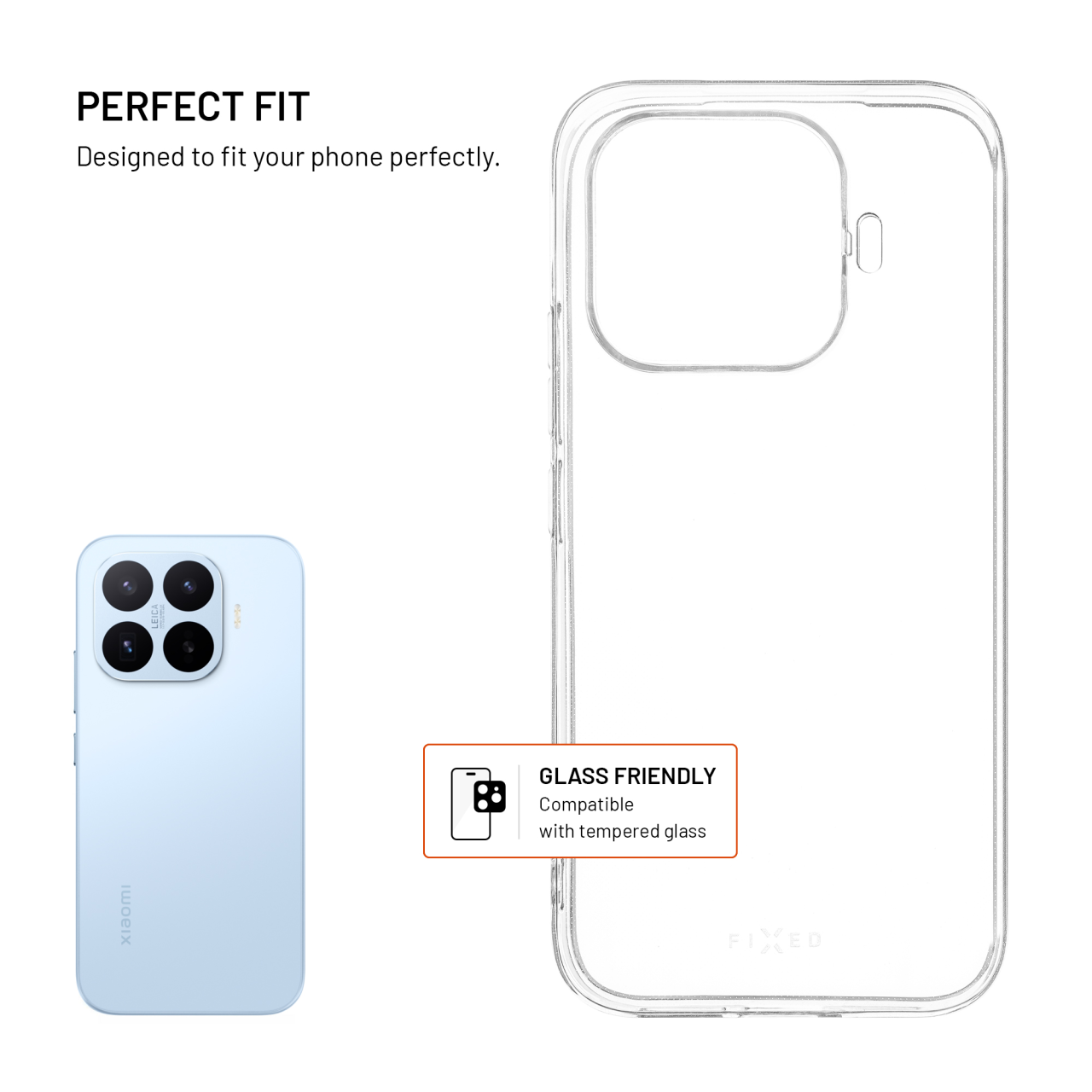 Kryt na mobil Xiaomi 17T FIXED Story AntiUV čirý