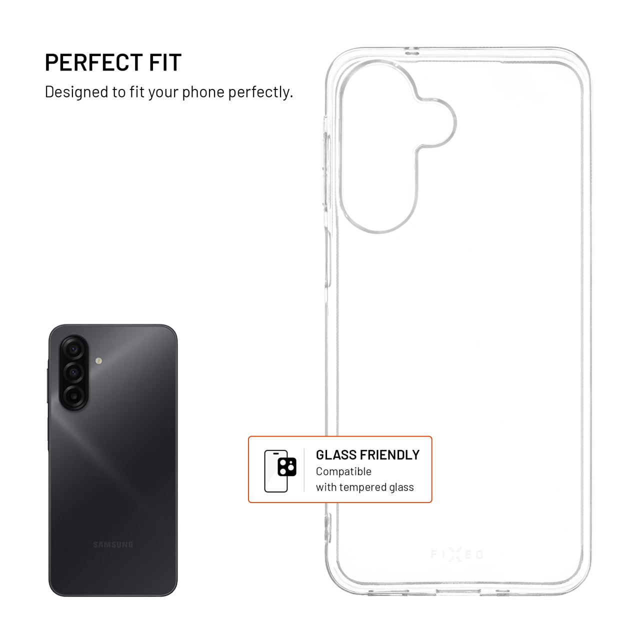 TPU gelový kryt FIXED Story AntiUV pro Samsung Galaxy A27 5G, čirý