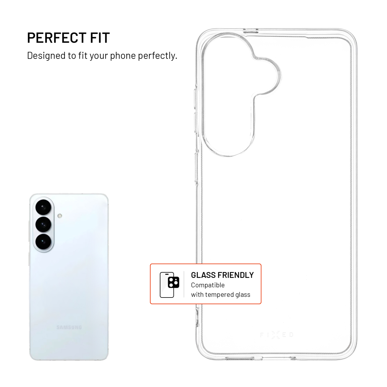 TPU gelový kryt FIXED Story AntiUV pro Samsung Galaxy S26, čirý