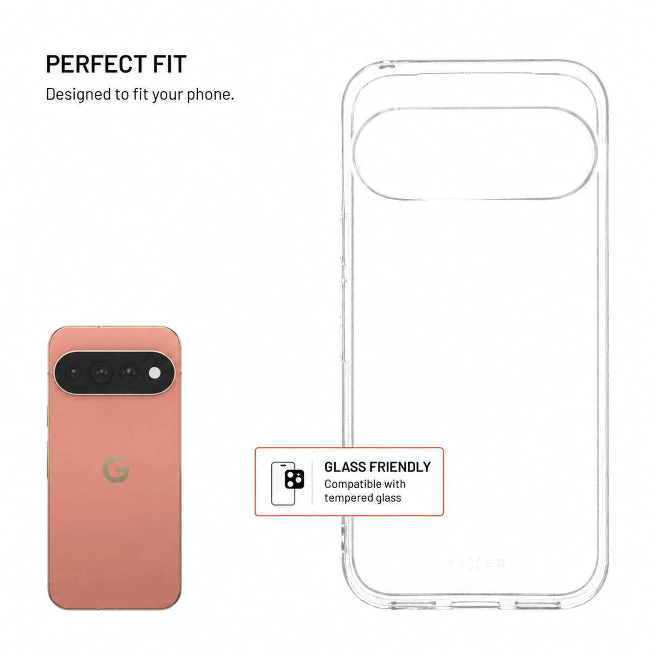 TPU gelový kryt FIXED Story AntiUV pro Google Pixel 11 Pro, čirý