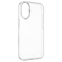 FIXED Ultratenký TPU gelový kryt Story Slim pro Apple iPhone 16, 0,6 mm, čirý