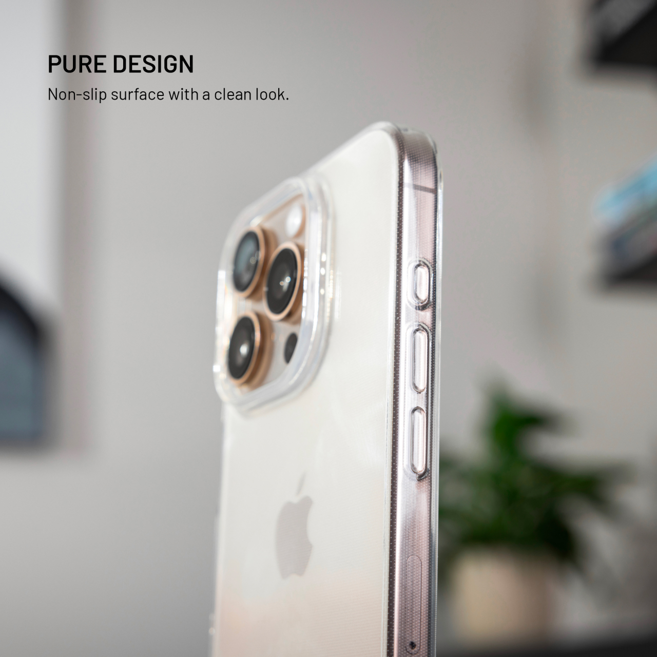 FIXED Ultratenký TPU gelový kryt Story Slim pro Apple iPhone 16 Pro, 0,6 mm, čirý