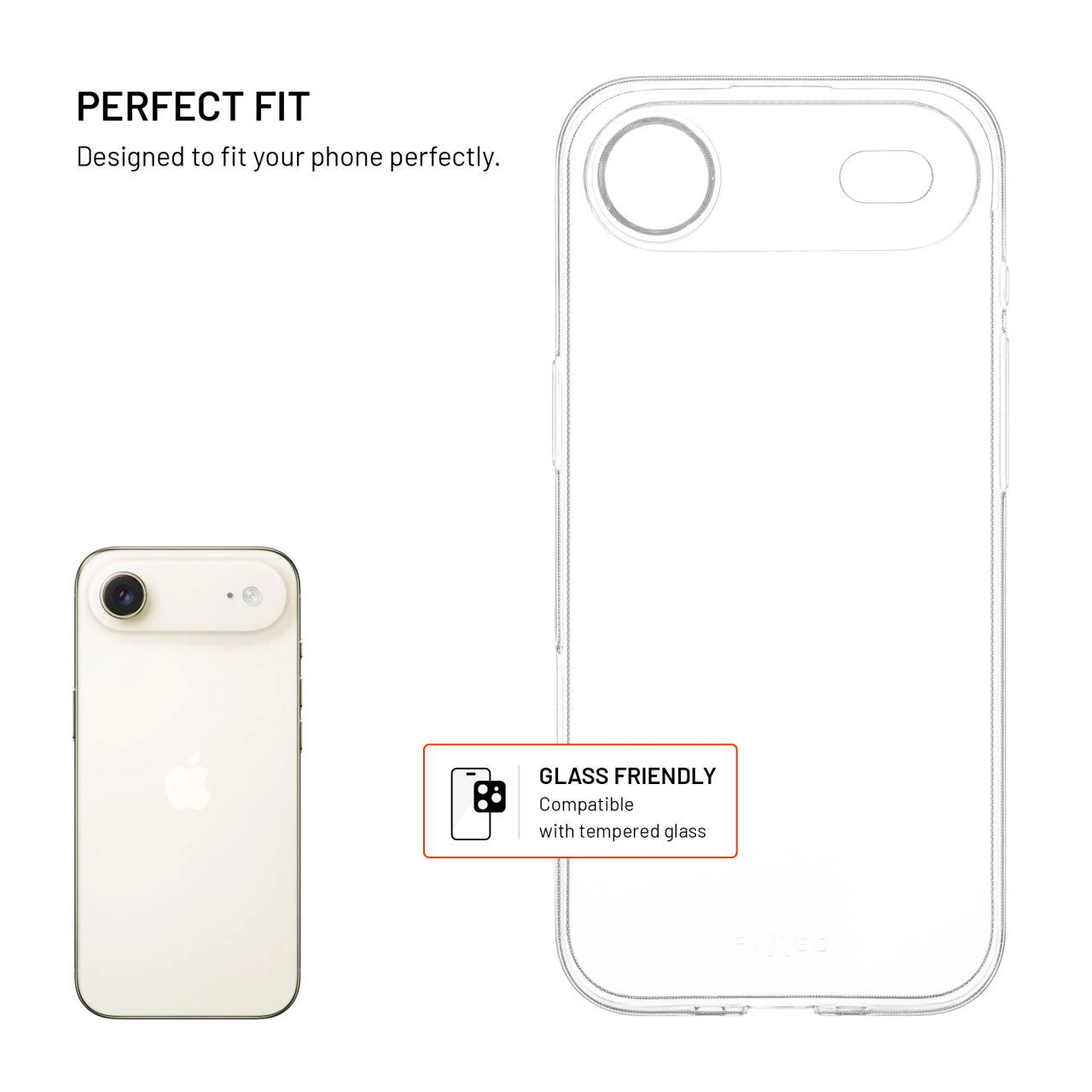 FIXED Story Slim iPhone Air – čirý ultratenký kryt