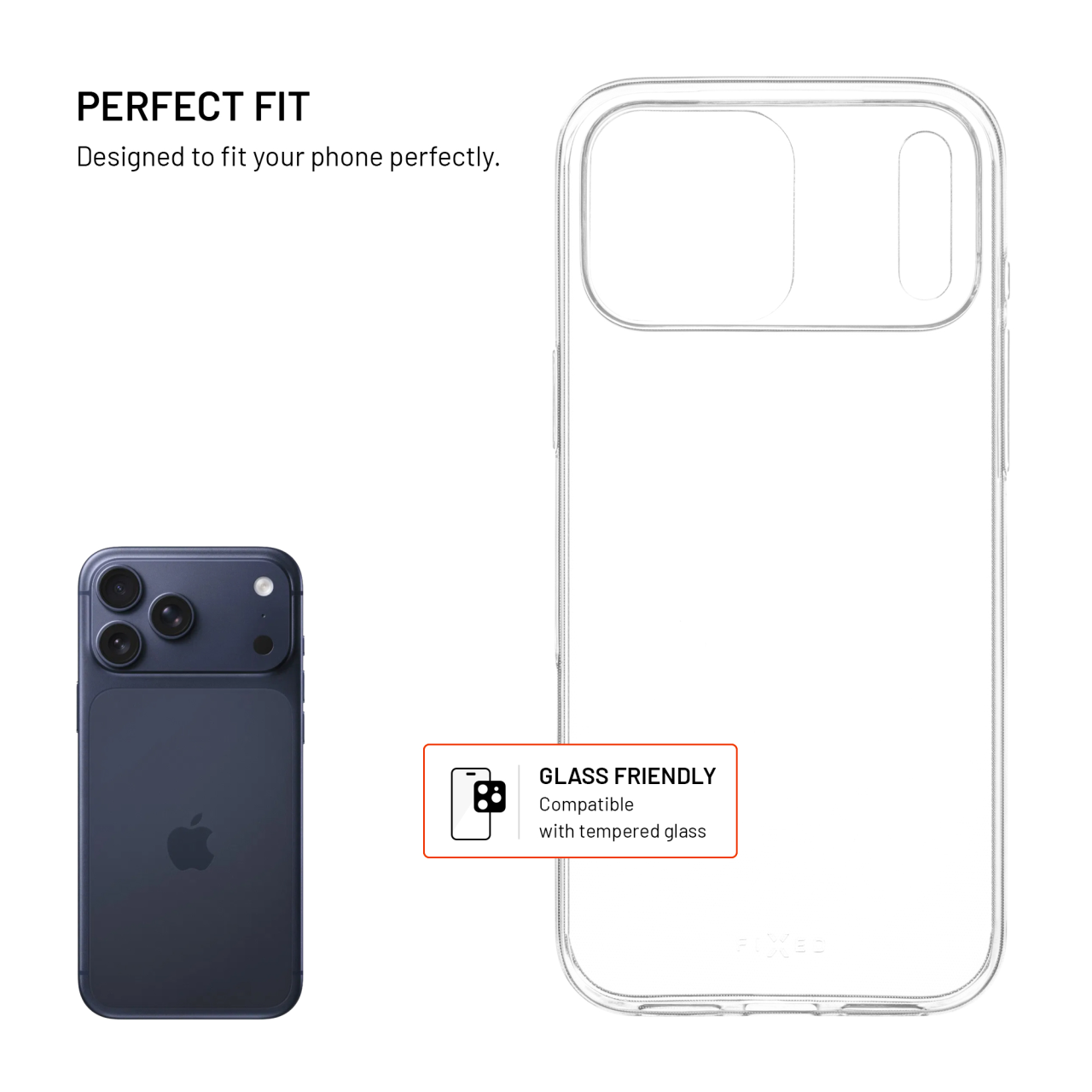 FIXED Story Slim iPhone 17 Pro Max – čirý kryt 0,6 mm
