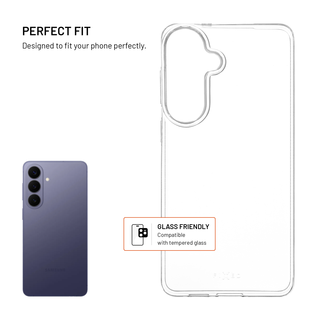Ultratenký TPU gelový kryt FIXED Story Slim pro Samsung Galaxy S26+, 0,6 mm, čirý