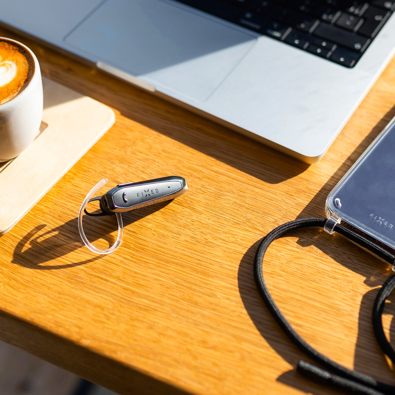 FIXED Bluetooth headset Talk, černý