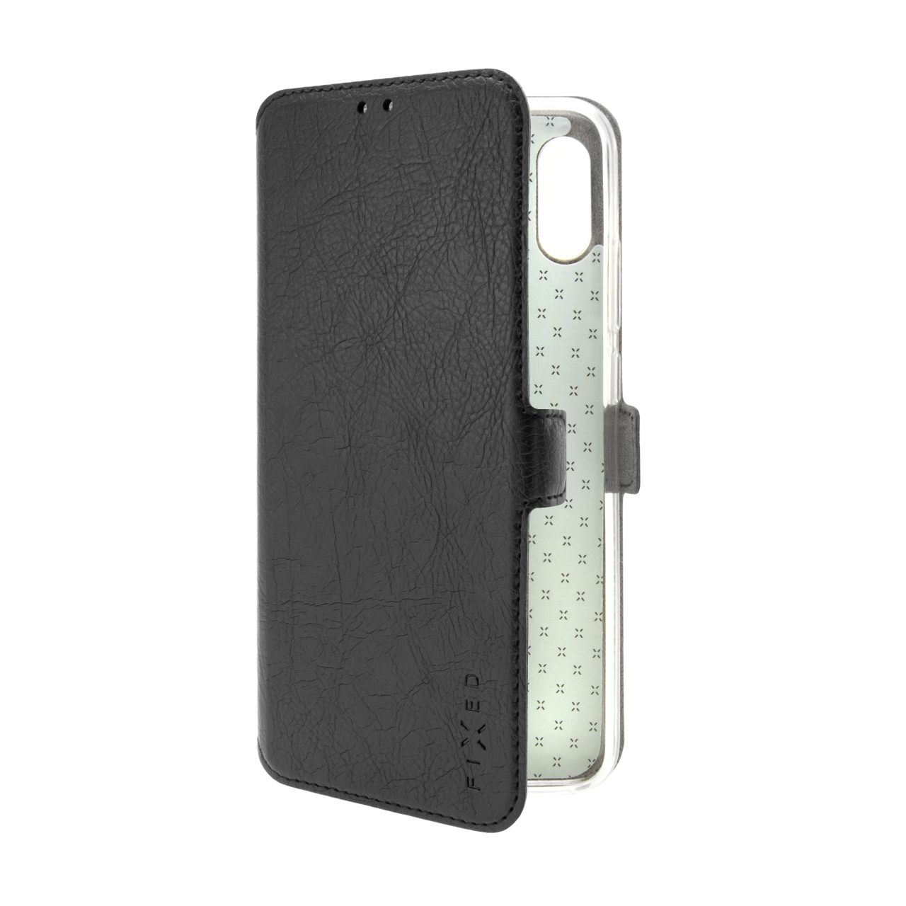 FIXED Tenké pouzdro typu kniha Topic pro Apple iPhone 7/8/SE (2020/2022), černé