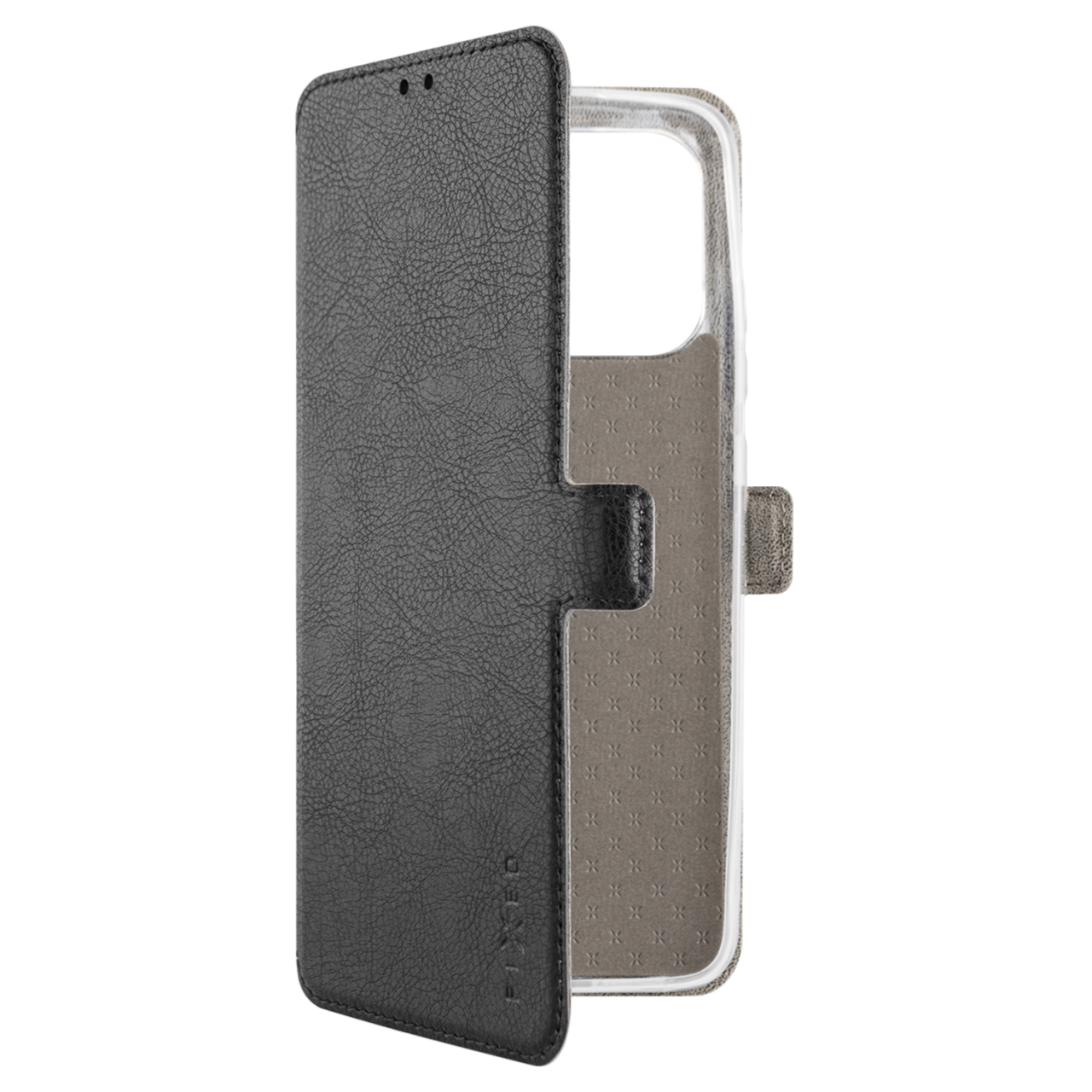 FIXED Tenké pouzdro typu kniha Topic pro Xiaomi Redmi 12C, černé