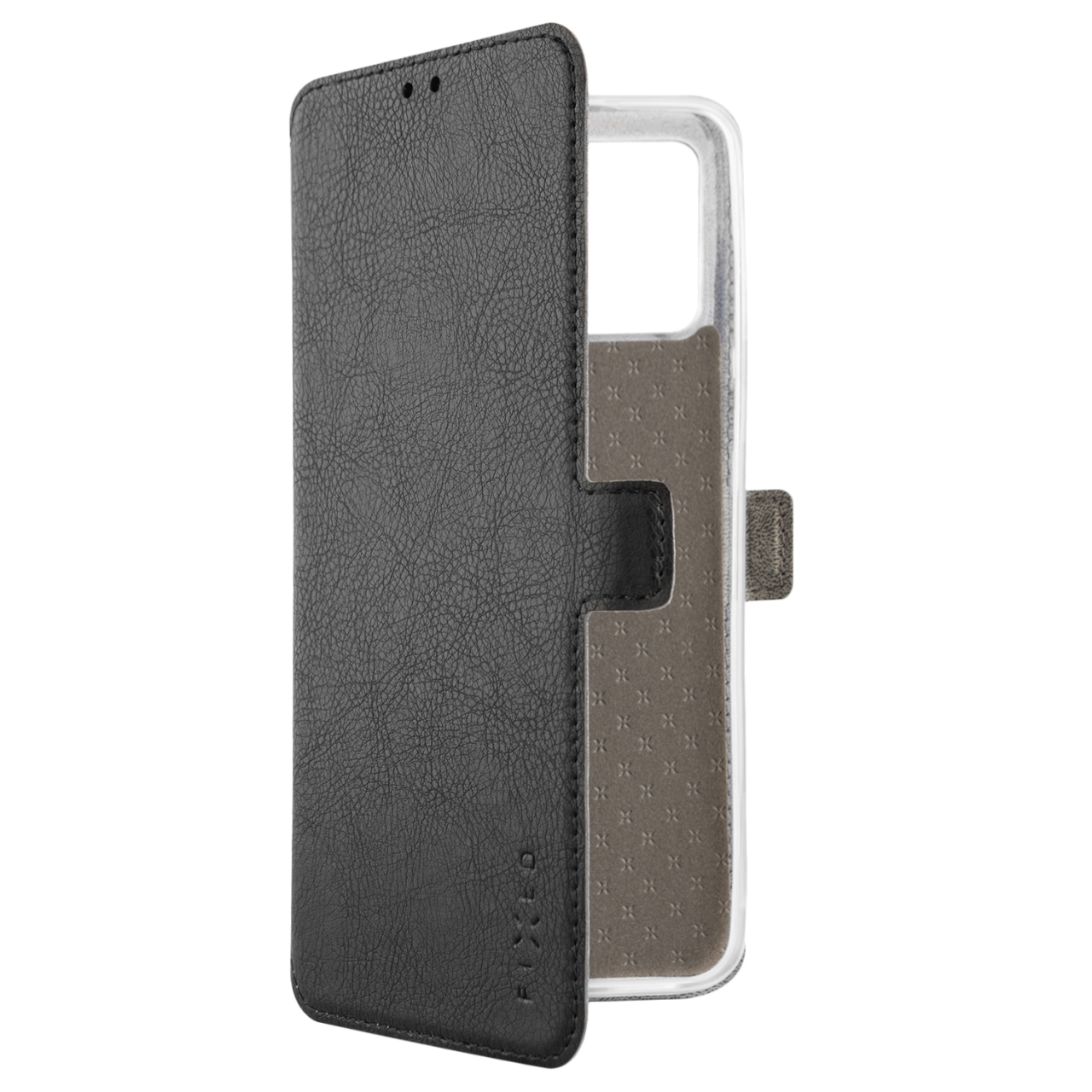 FIXED Tenké pouzdro typu kniha Topic pro Motorola Moto E13, černé